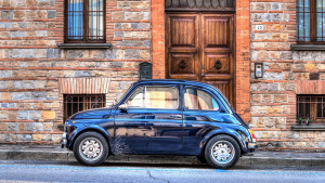 a small-sized car